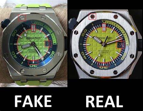 fake audemars piguet vs real